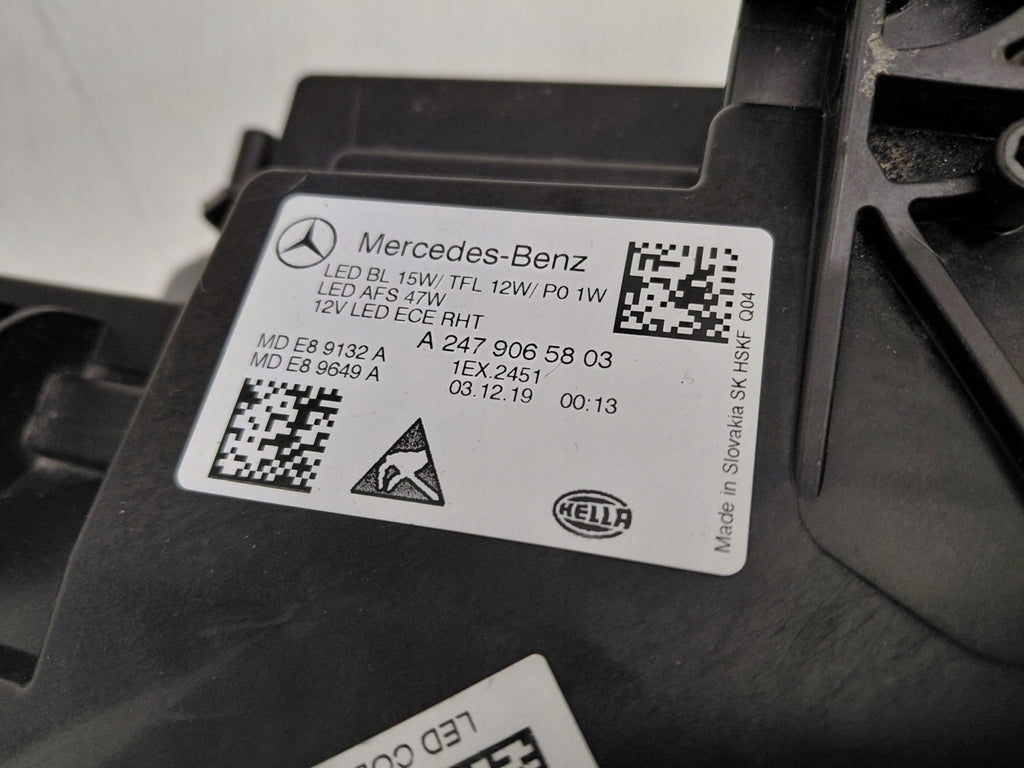 Frontscheinwerfer Mercedes-Benz W247 A2479065803 Full LED Rechts Headlight SCH5172604511rk
