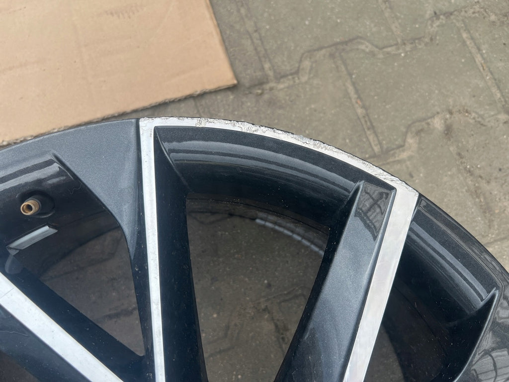 1x Alufelge 19 Zoll 8.0" 5x112 45ET Glanz Graphit 57A601025R Mg Kodiaq Rim Wheel