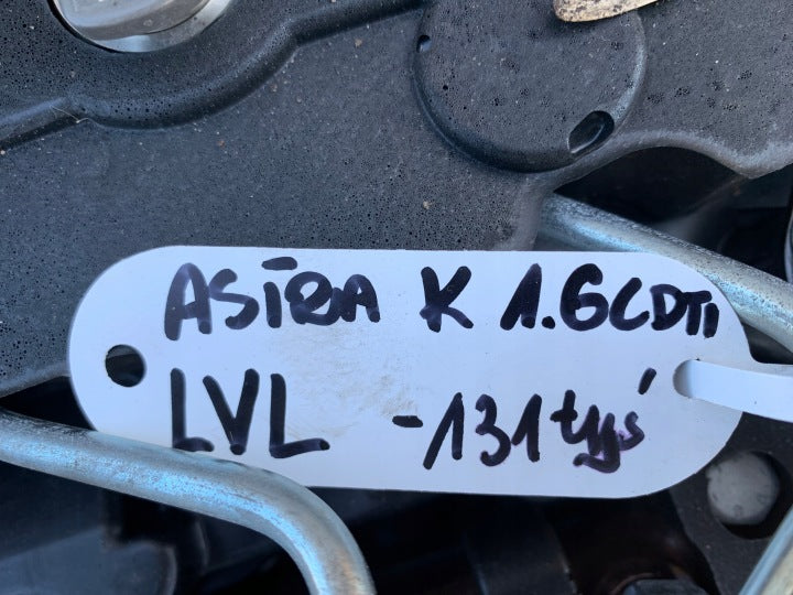 Motor Opel Insignia A B16DTH 1.6 CDTI 136PS 131TKm Diesel Engine Unkomplett MOT1603371312zu