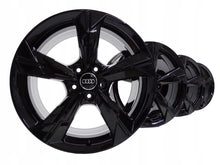 Laden Sie das Bild in den Galerie-Viewer, 4x Alufelge 18 Zoll 8.0" 5x112 39ET Glanz Schwarz 4K0601025 Audi A6 C8 Rim Wheel FEL6723484819ae