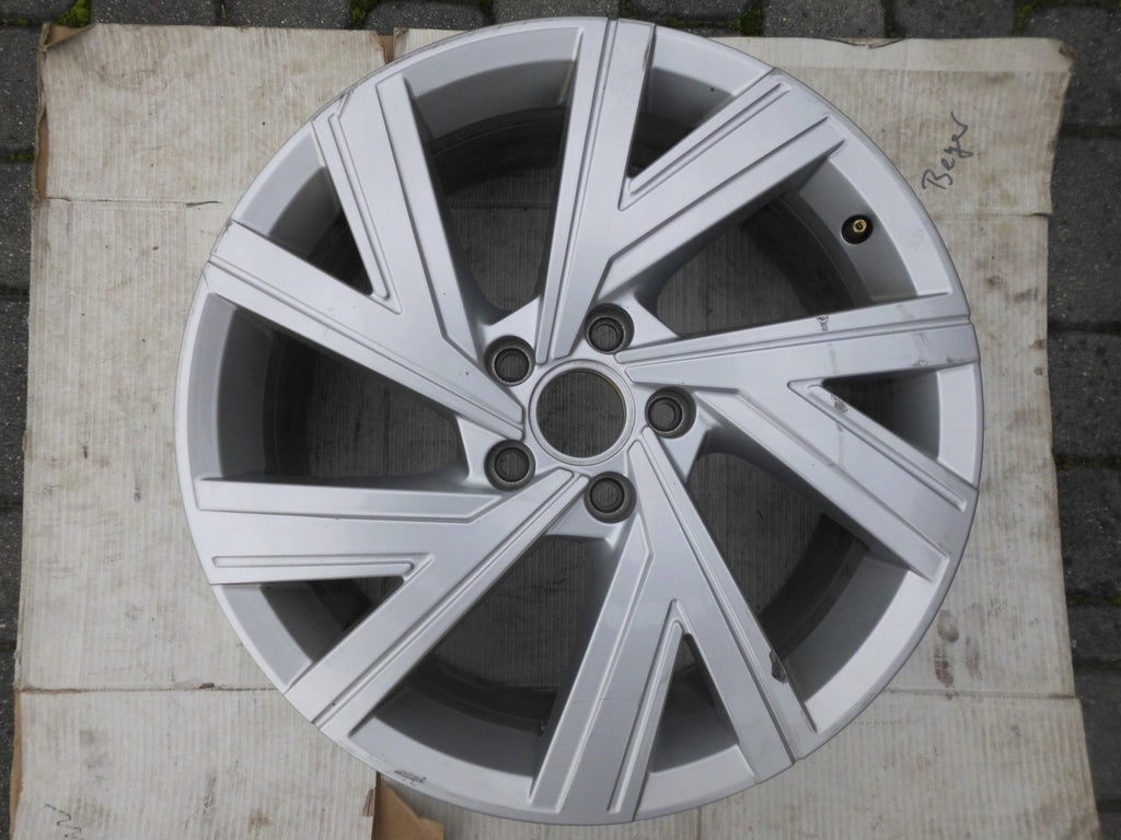 1x Alufelge 18 Zoll 7.5" 5x112 51ET Glanz Schwarz 5H0601025AE VW Golf VIII I FEL3644423619mc