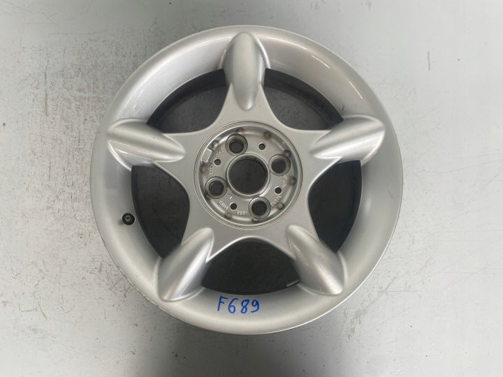 1x Alufelge 16 Zoll 6.5" 4x100 48ET Glanz Silber Mini R50 Rim Wheel FEL8406700306ti