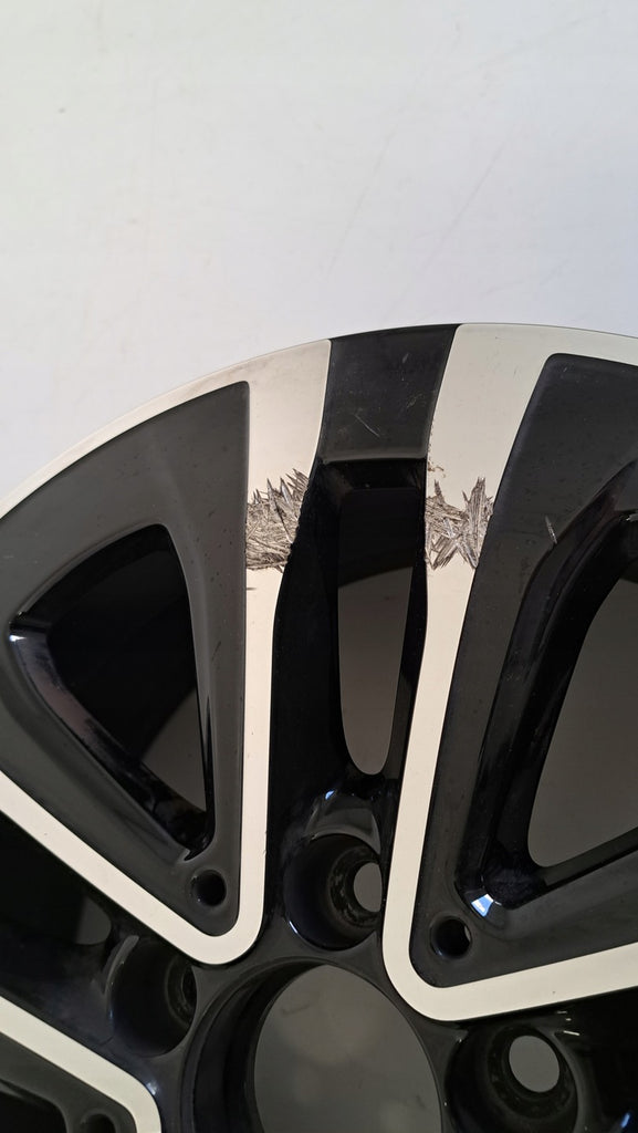 1x Alufelge 17 Zoll 6.5" 5x112 44ET Glanz Schwarz A1774012900 Mercedes-Benz