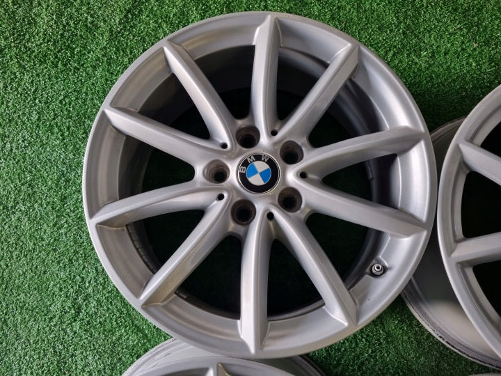 4x Alufelge 17 Zoll 7.5" 5x112 52ET Glanz Silber 6856061 BMW 2 F45 Rim Wheel FEL6732030056sg