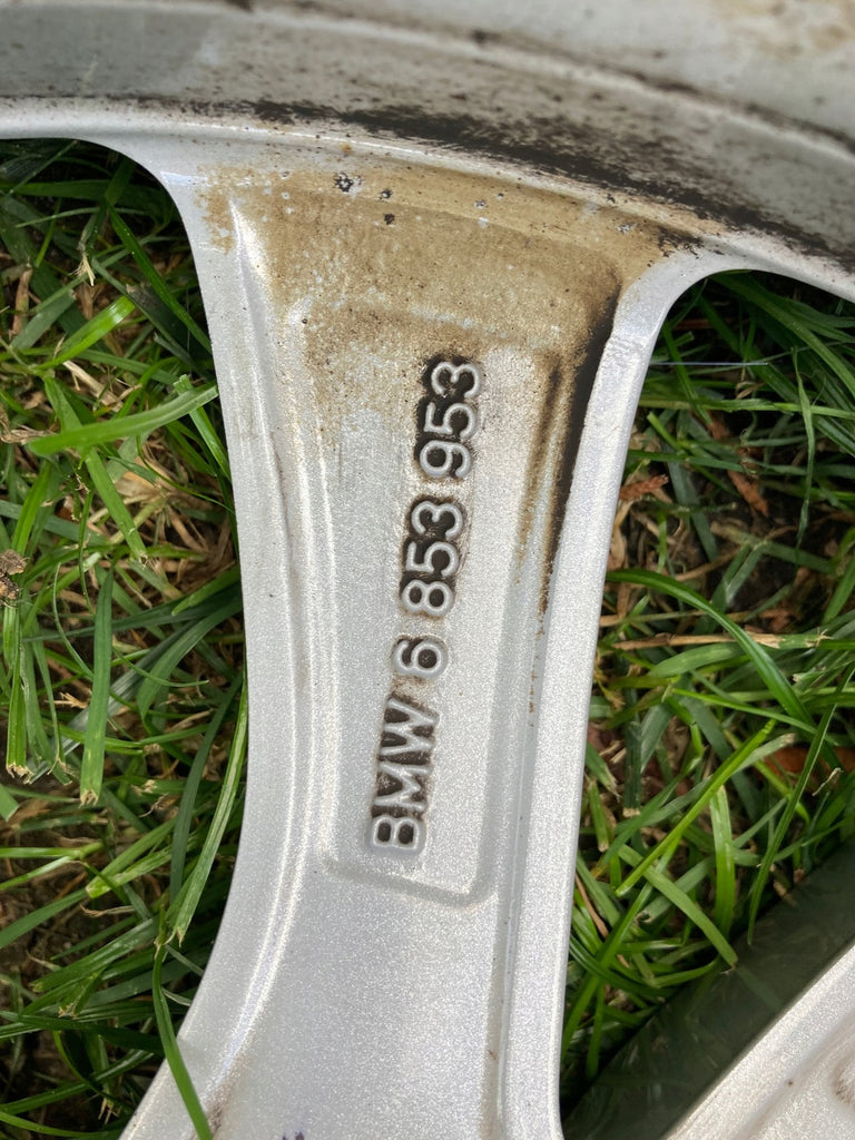 1x Alufelge 19 Zoll 9.0" 5x120 48ET Glanz Silber 6853953 BMW X5 F15 Rim Wheel