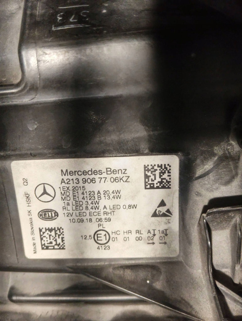 Frontscheinwerfer Mercedes-Benz W213 A2139067706 LED Links Headlight SCH2960467578ug