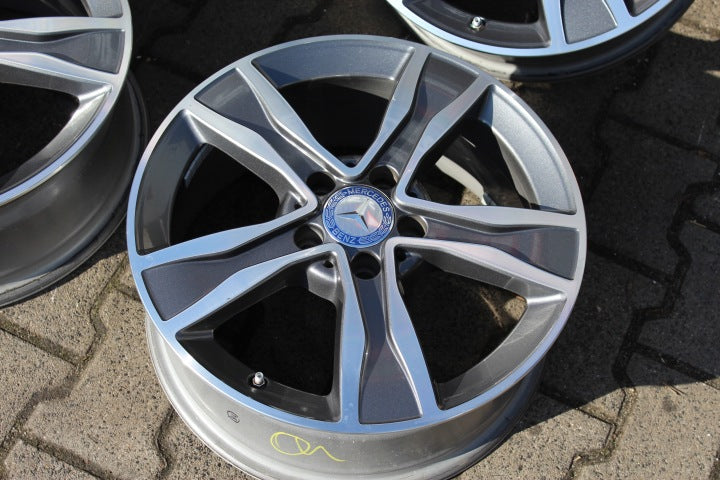4x Alufelge 17 Zoll 7.0" 5x112 48 5ET A2054010800 Mercedes-Benz W205 Rim Wheel FEL3443254535gg