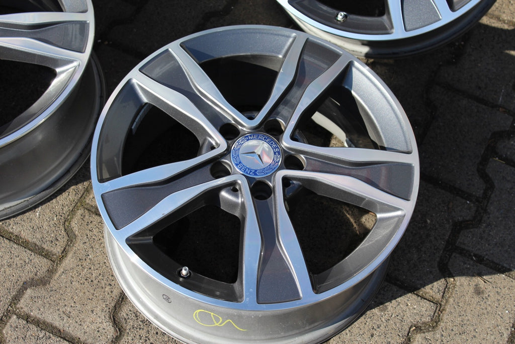4x Alufelge 17 Zoll 7.0" 5x112 48 5ET A2054010800 Mercedes-Benz W205 Rim Wheel FEL3443254535gg