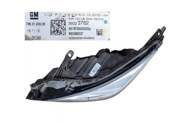 Frontscheinwerfer Opel Astra K 39023762 Xenon Ein Stück (Rechts oder Links)