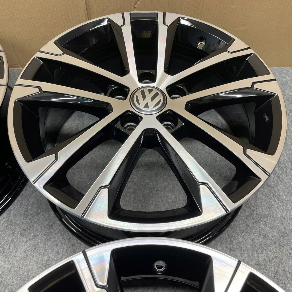 4x Alufelge 17 Zoll 7.0" 5x112 49ET Glanz Silber 5G0601025 VW Golf Vii Rim Wheel FEL4179336555tb