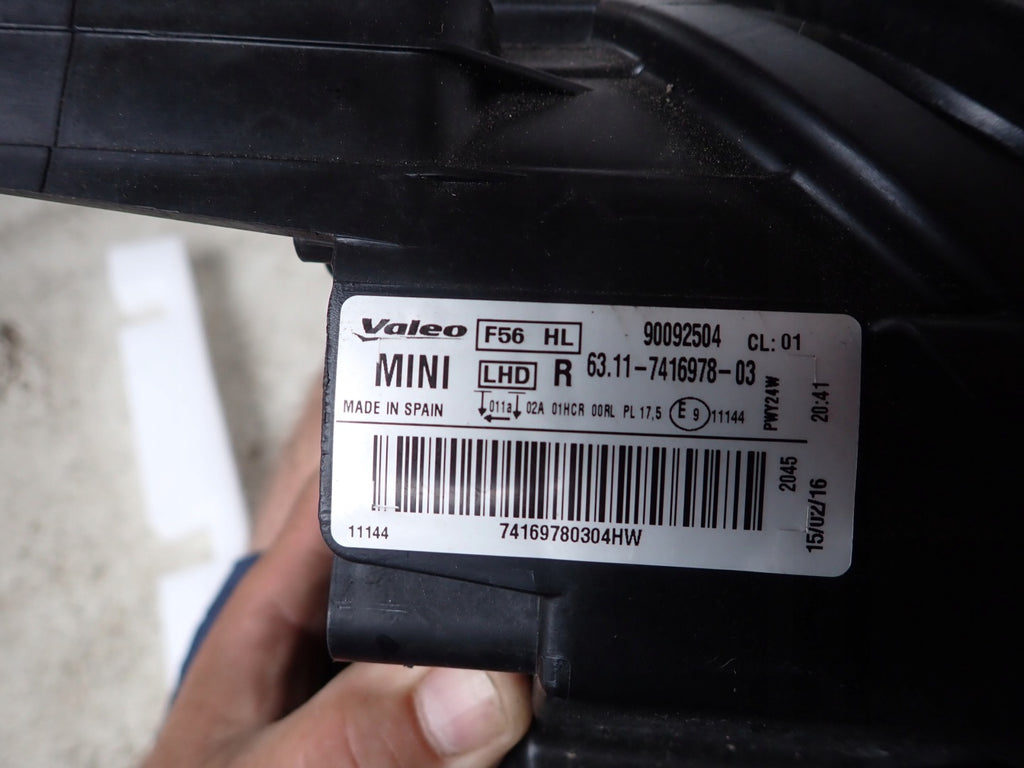 Frontscheinwerfer Mini F57 F56 F55 7416978 Rechts Scheinwerfer Headlight SCH8846413659dk