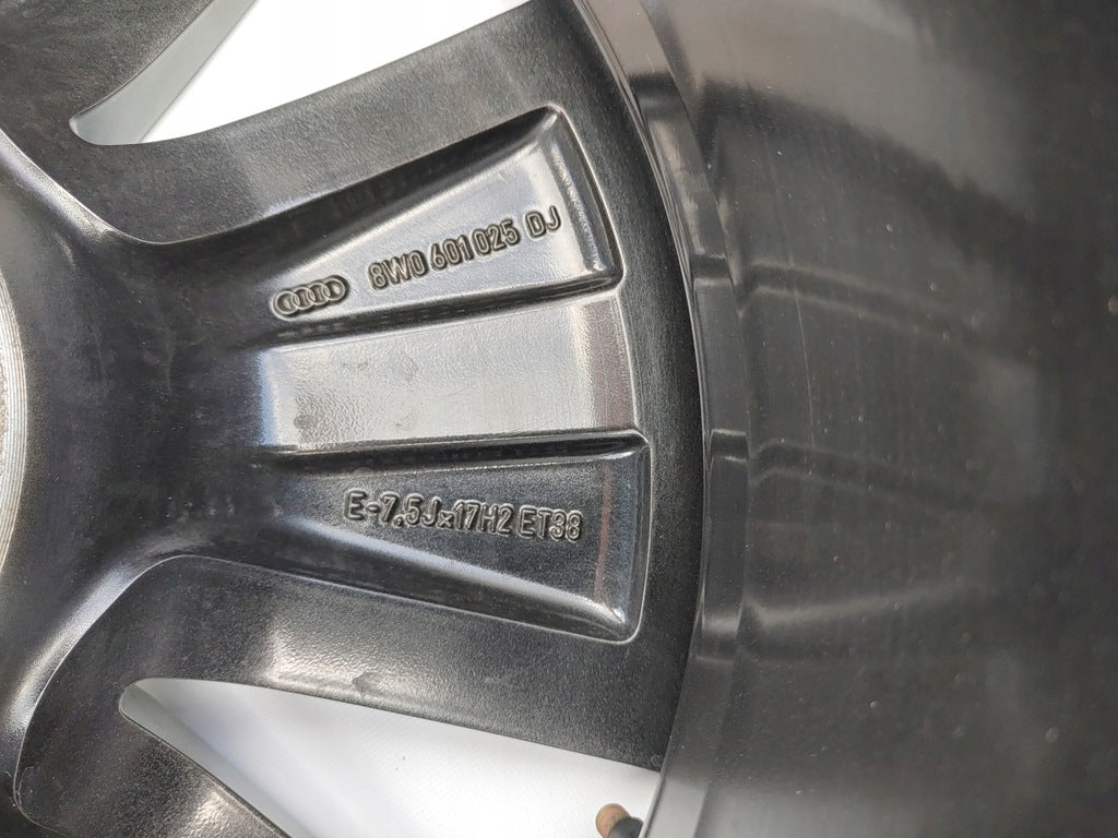1x Alufelge 17 Zoll 7.5" 5x112 38ET Glanz Graphit 8W0601025DJ Audi A4 B9 FEL5336627688st