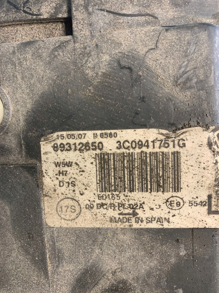 Frontscheinwerfer VW Passat 3C0941751G Links Scheinwerfer Headlight SCH7263947077lu