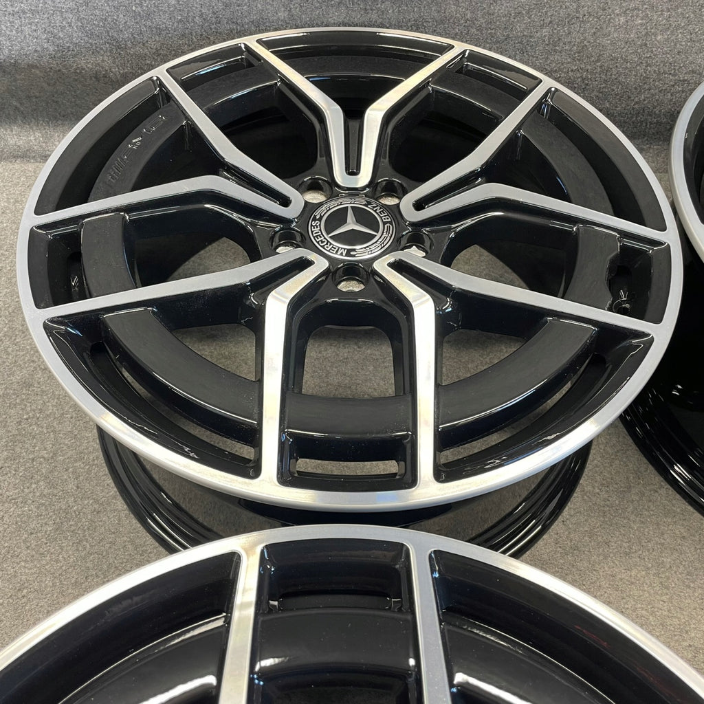 4x Alufelge 19 Zoll 8.0" 5x112 43ET Glanz Schwarz A2134016500 Mercedes-Benz W213 FEL7367996948uo