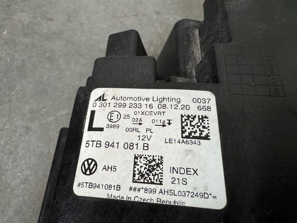 Frontscheinwerfer VW Touran 5TB941081B Links Scheinwerfer Headlight SCH9693034654al
