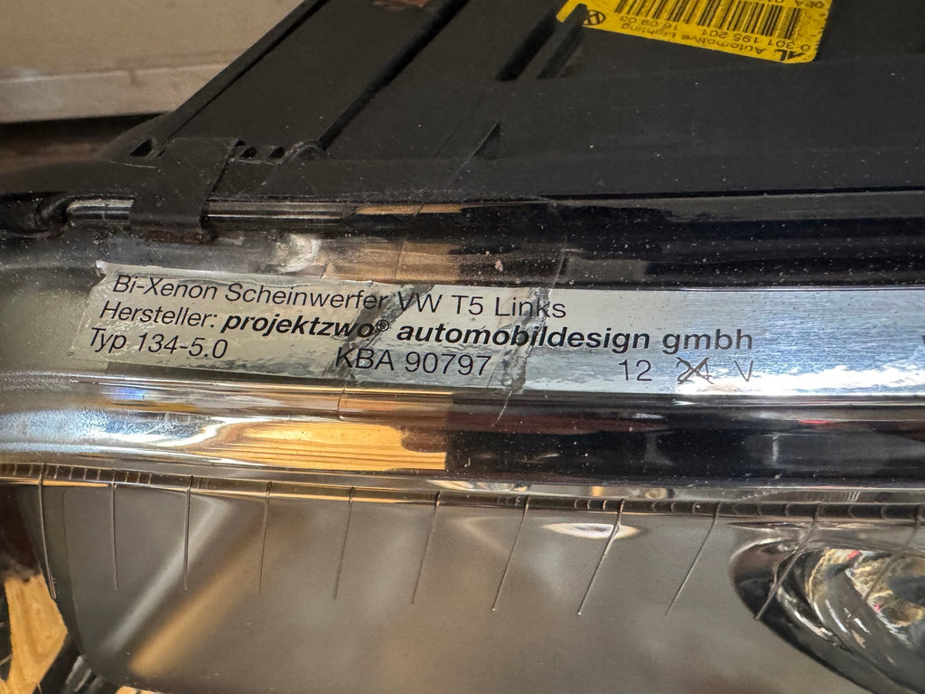 Frontscheinwerfer VW Multivan Xenon Ein Satz Scheinwerfer Headlight SCH6481143262zv