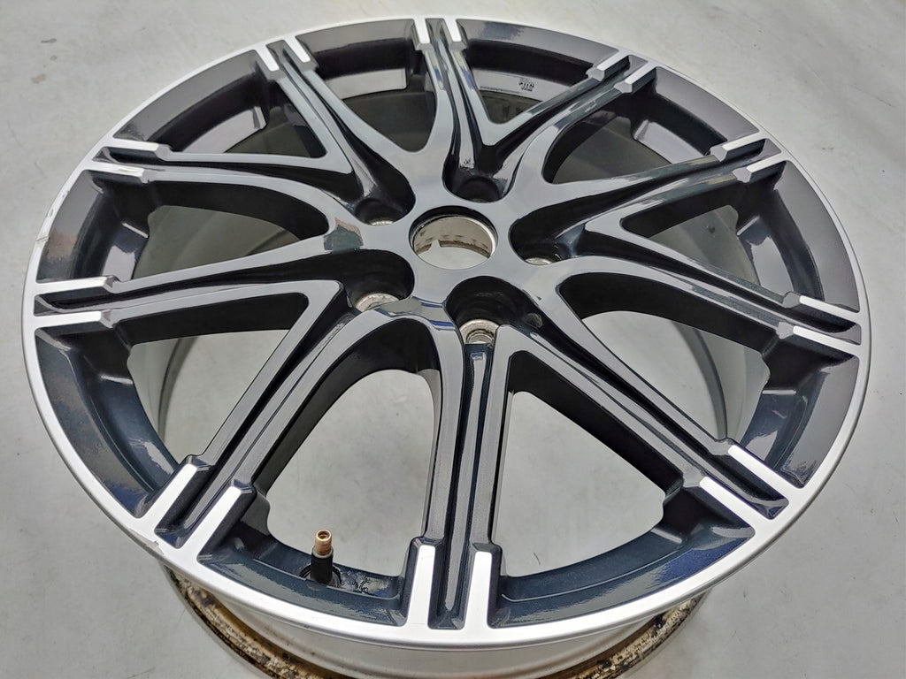 1x Alufelge 18 Zoll 7.0" 5x114.3 47ET Glanz Graphit N124-870 Mg Juke Rim Wheel