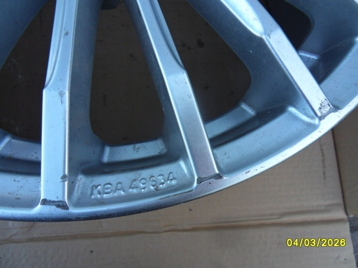 1x Alufelge 17 Zoll 7.5" 5x112 35ET Glanz Silber KBA49634 Rim Wheel FEL8520130687af