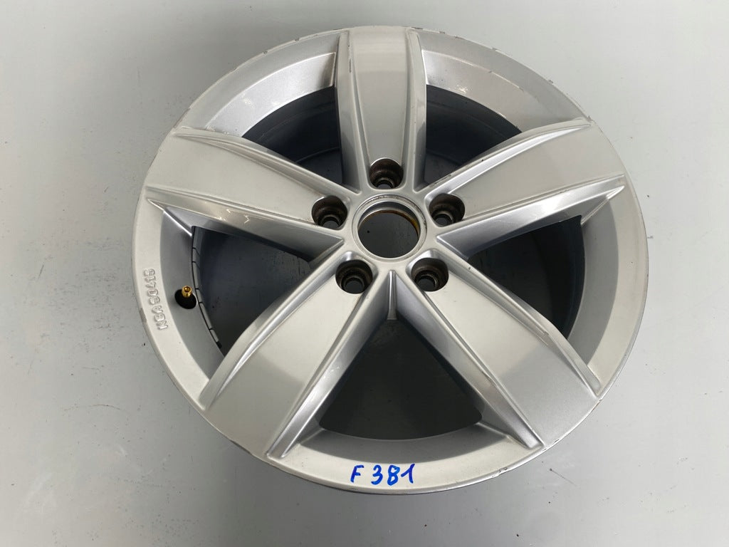 1x Alufelge 16 Zoll 6.0" 5x112 43ET 2GA601025Q VW T-Roc Rim Wheel FEL3485730062ih