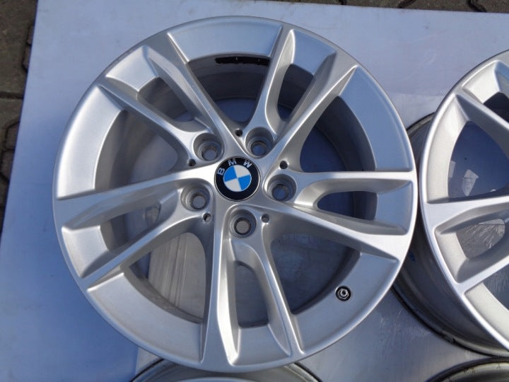 4x Alufelge 16 Zoll 7.0" 5x112 47ET Glanz Silber 6855083 BMW F45 1 F40 F46 FEL5932792694ba