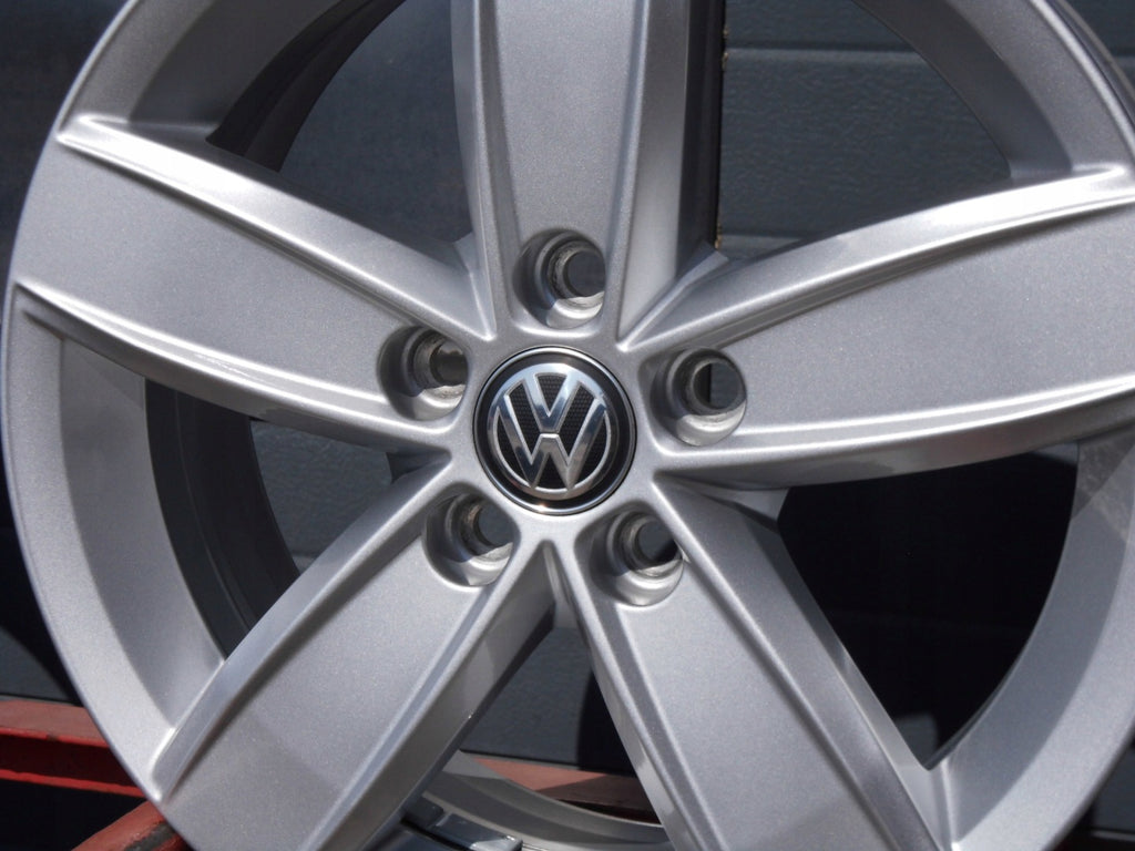 4x Alufelge 15 Zoll 5.5" 5x100 40ET Glanz Silber 2G0071495 Skoda Fabia IV Polo FEL3295865317jm