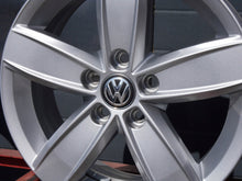 Load image into Gallery viewer, 4x Alufelge 15 Zoll 5.5" 5x100 40ET Glanz Silber 2G0071495 Skoda Fabia IV Polo FEL3295865317jm