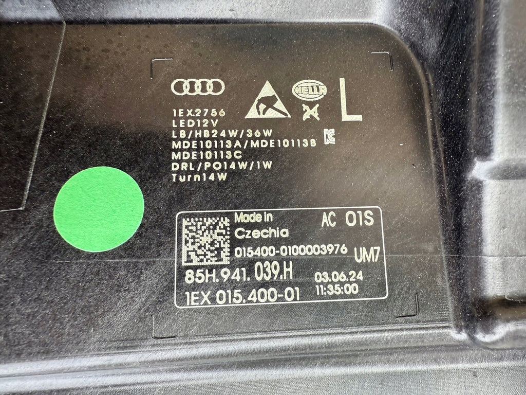 Frontscheinwerfer Audi E-Tron LED Ein Stück (Rechts oder Links) Headlight