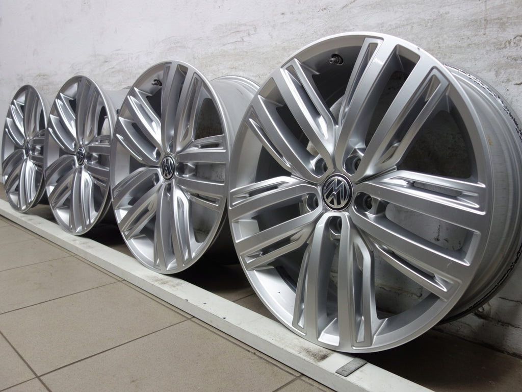 4x Alufelge 19 Zoll 7.0" 5x112 43ET 5NA601025N VW Passat Tiguan Sharan Rim Wheel FEL9652872634og