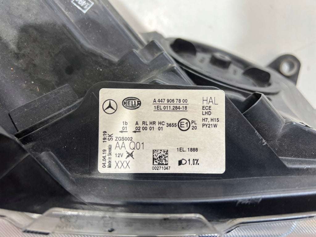 Frontscheinwerfer Mercedes-Benz Vito A44790677800 Rechts Scheinwerfer Headlight