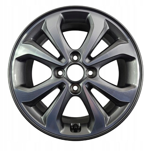 1x Alufelge 15 Zoll 6.0" 4x100 47ET 52910C8800 Hyundai I10 III I20 Rio Rim Wheel FEL9521812102gn