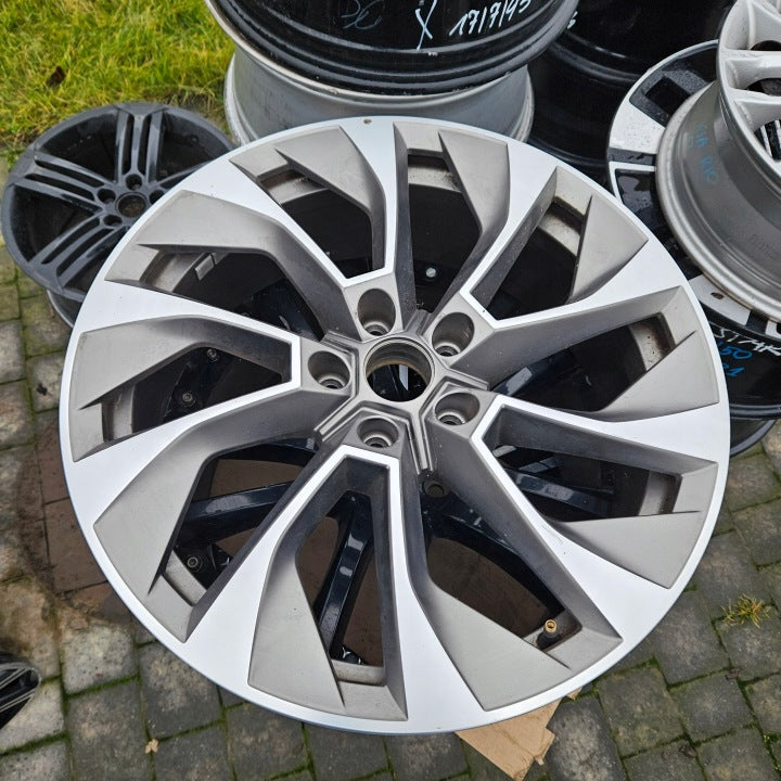 1x Alufelge 19 Zoll 7.0" 5x112 43ET Schwarz 565601025AJ Skoda Kodiaq Rim Wheel FEL7303616688dl