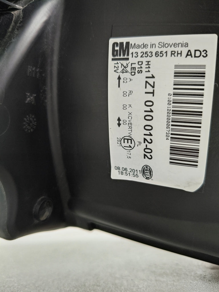 Frontscheinwerfer Opel Astra 13253651 LED Rechts Scheinwerfer Headlight SCH1523829940rj