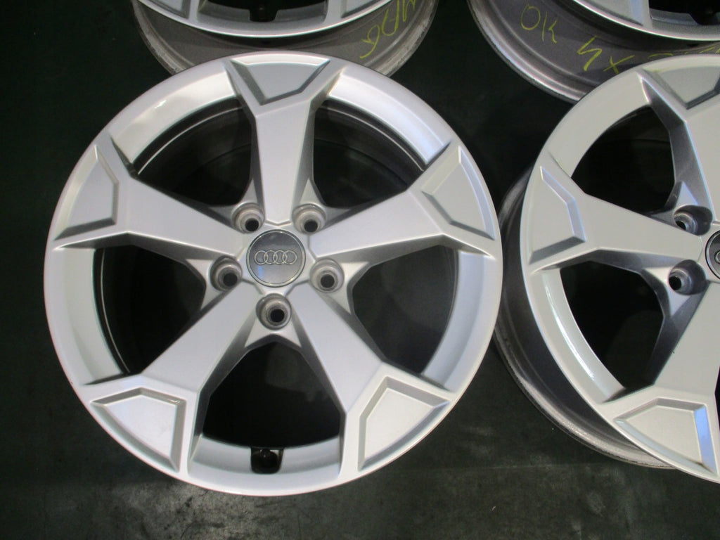 4x Alufelge 17 Zoll 6.5" 5x112 38ET Glanz Silber 83A601025AL Audi Rim Wheel FEL8958983621ui