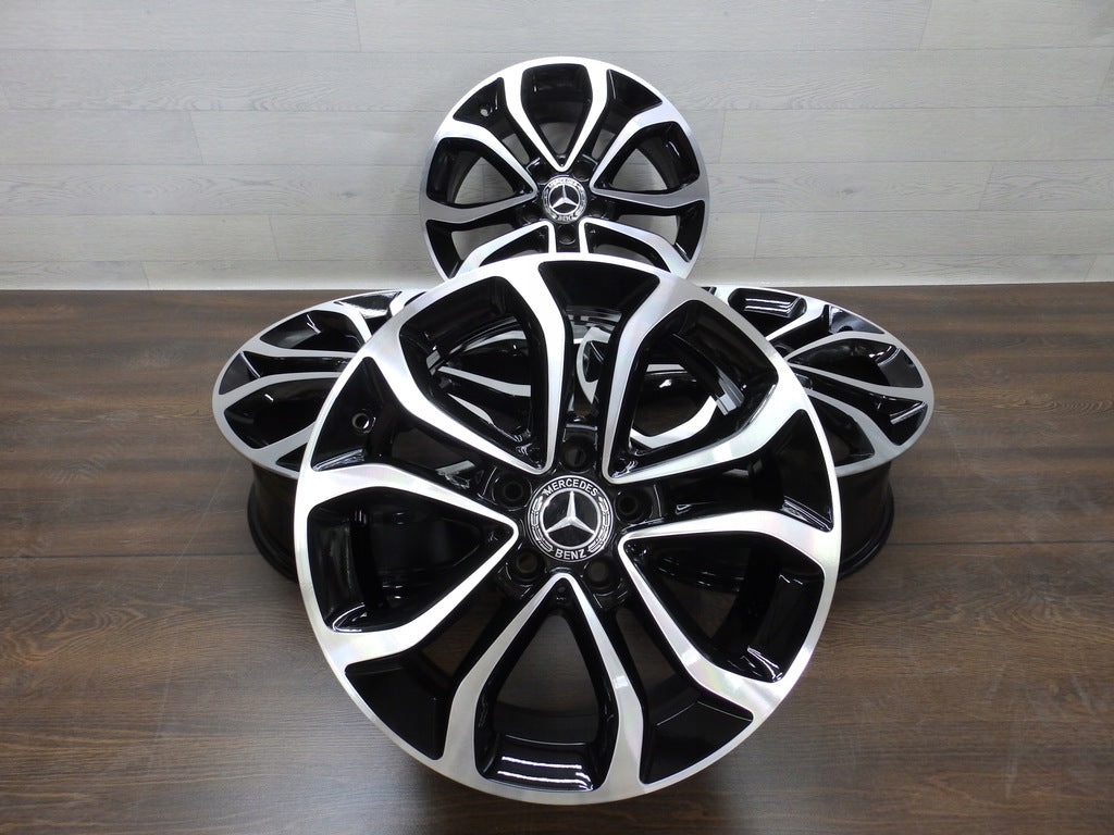4x Alufelge 17 Zoll 7.0" 5x112 48 5ET A2054010200 Mercedes-Benz W205 Rim Wheel FEL8973385131vc