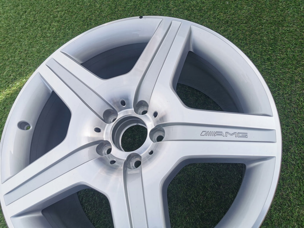 1x Alufelge 19 Zoll 9.5" 5x112 46ET Glanz Silber A1644011902 Mercedes-Benz Amg FEL4796166329qe