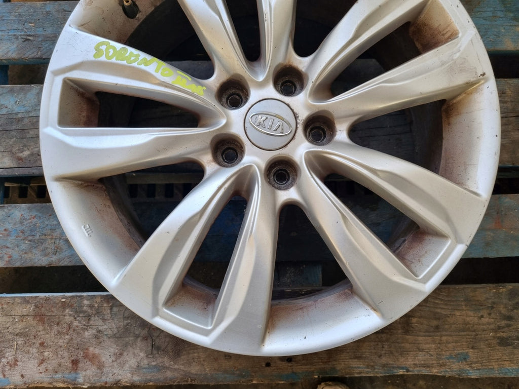 1x Alufelge 18 Zoll 7.0" 5x114.3 41ET 52910-2P180 Hyundai II Sorento Rim Wheel FEL6150590071fw