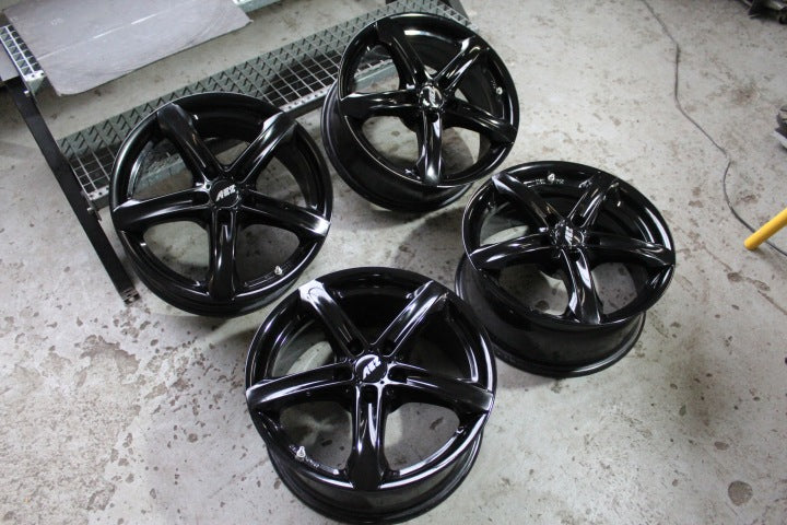 4x Alufelge 17 Zoll 7.5" 5x112 40ET Glanz Schwarz KBA-47940-KBA Audi I Rim Wheel FEL2186515089vy