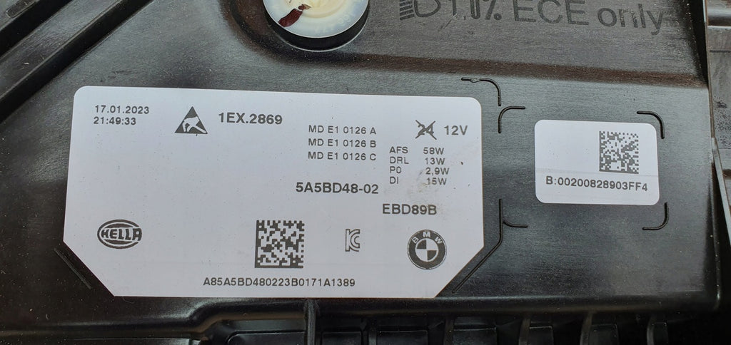 Frontscheinwerfer BMW X1 5A5BD48-02 Full LED Rechts Scheinwerfer Headlight SCH6391434325im