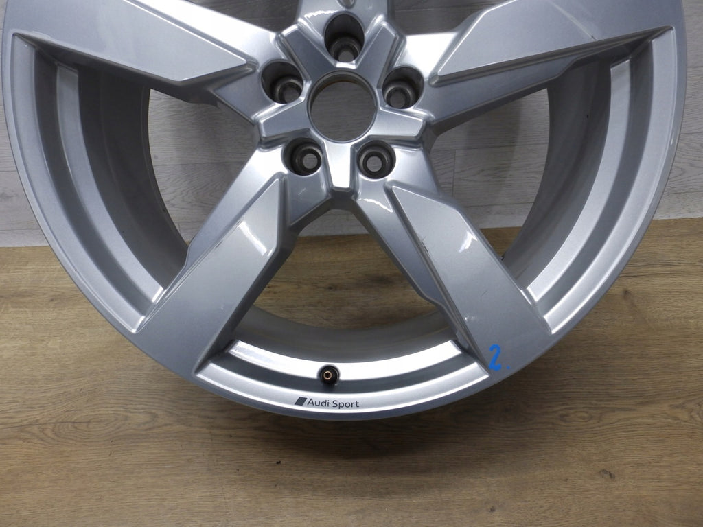 1x Alufelge 21 Zoll 8.5" 5x112 34ET Glanz Silber 80A601025A Audi Q5 Rim Wheel FEL6121295425jl