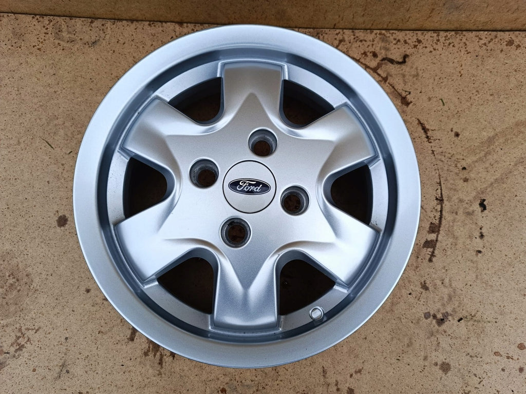 1x Alufelge 14 Zoll 5.0" 4x108 36ET Glanz Silber Ford Et Rim Wheel FEL3653648094np