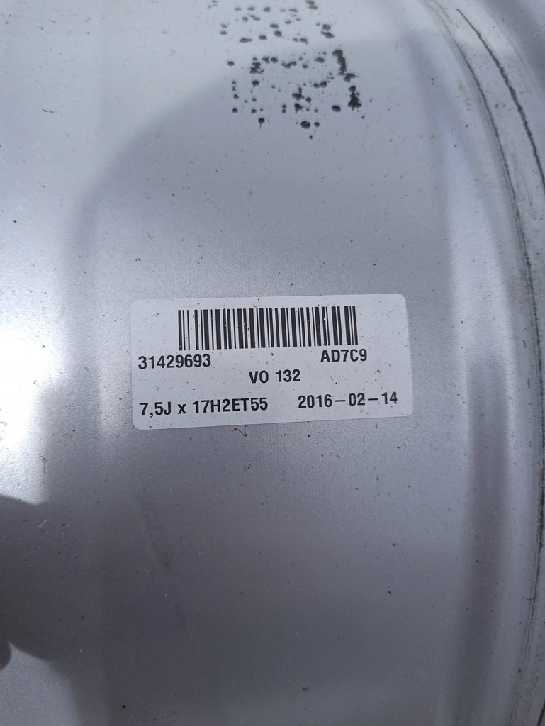 1x Alufelge 17 Zoll 7.5" 5x108 55ET 31429693 Volvo Xc60 Rim Wheel