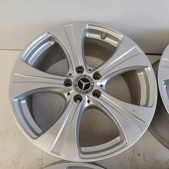 4x Alufelge 18 Zoll 8.0" 5x112 38ET Glanz Silber A2534010800 Mercedes-Benz Glc FEL3718055705nk