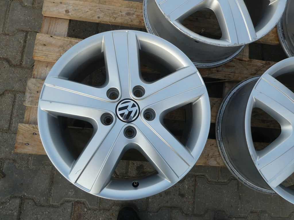 4x Alufelge 17 Zoll 7.0" 5x120 55ET Glanz Silber 7H0601025 VW T6 T5 Rim Wheel FEL3479768168vl