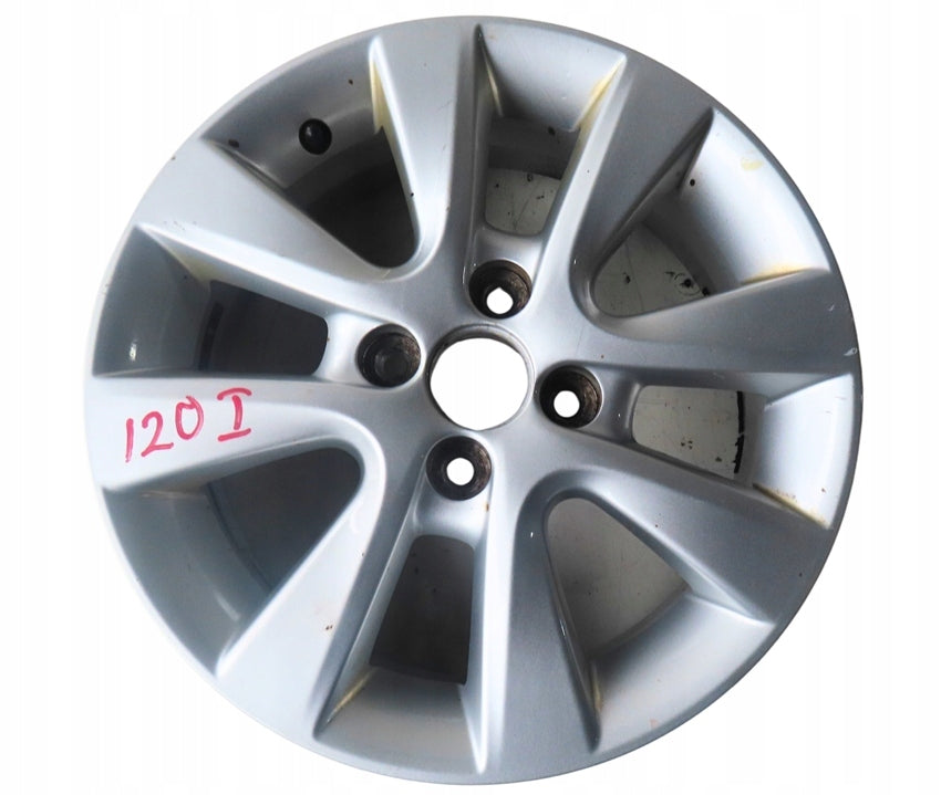 1x Alufelge 15 Zoll 6.0" 4x100 Silber 52910-1J805 Hyundai I20 Rim Wheel FEL9475712941hd