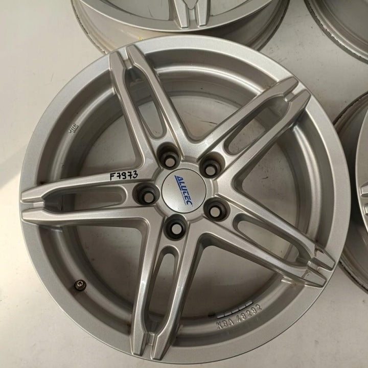 4x Alufelge 17 Zoll 7.0" 5x112 38ET Glanz Silber Audi I Rim Wheel FEL1401979340ki