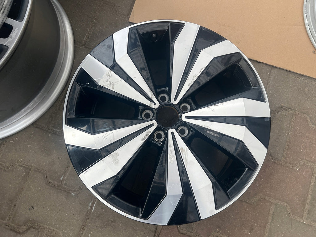 1x Alufelge 17 Zoll 6.5" 5x100 39ET Glanz Silber 2GM601025E Mg T Cross T-Cross