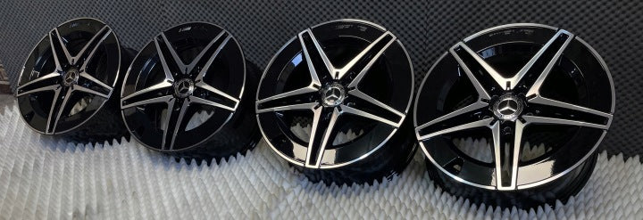 4x Alufelge 18 Zoll 7.5" 5x112 40ET A2064011700 Mercedes-Benz Amg Rim Wheel FEL7161110171te