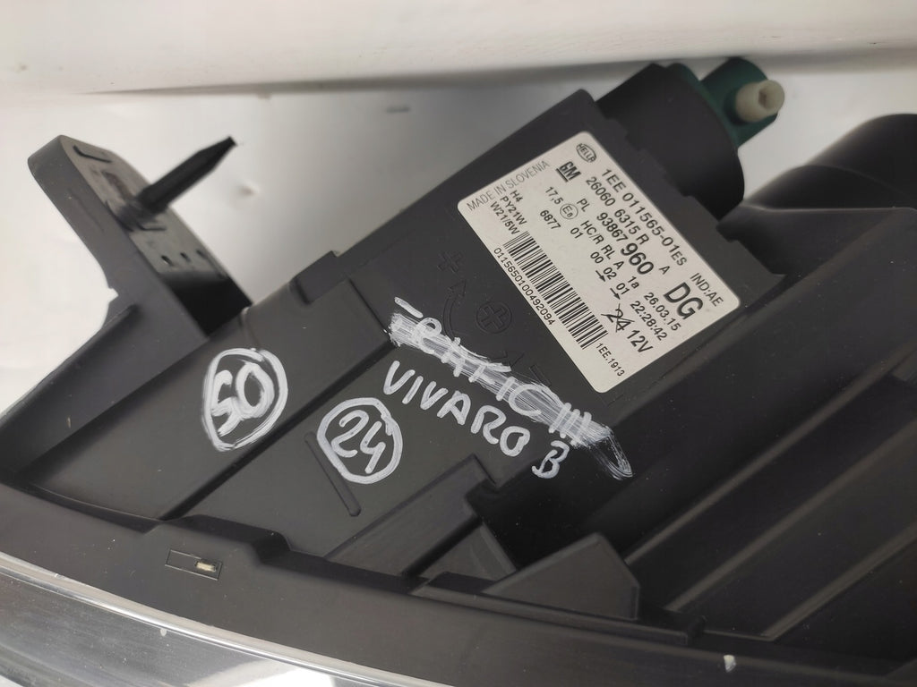 Frontscheinwerfer Opel Vivaro B 260606315R Ein Stück (Rechts oder Links)