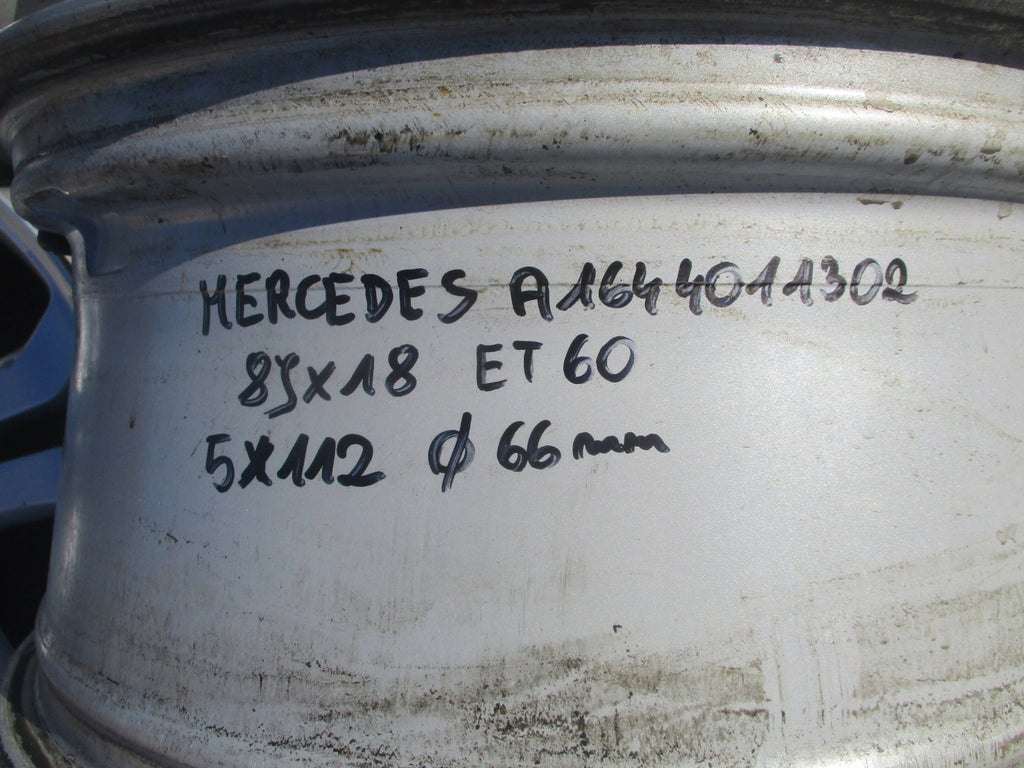 4x Alufelge 18 Zoll 8.0" 5x112 60ET A1644011302 Mercedes-Benz Rim Wheel FEL1518195420sd