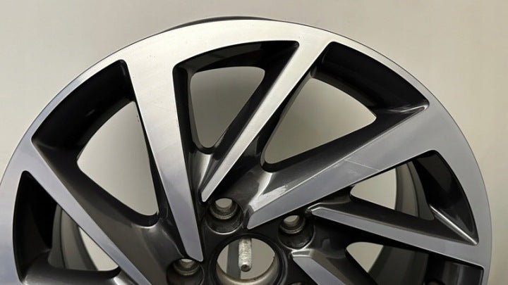 1x Alufelge 16 Zoll 6.5" 5x112 46ET 5G0601025DM Mg Rim Wheel FEL2555274670fp